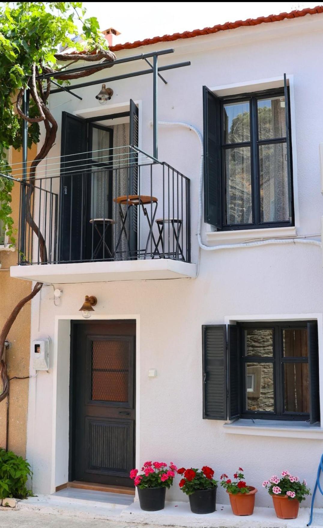 Titinas' Villa Plomari Bagian luar foto